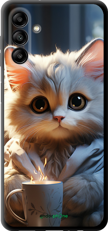 TPU чехол White cat для Samsung Galaxy A13 5G - 5646b-3853 изображение 