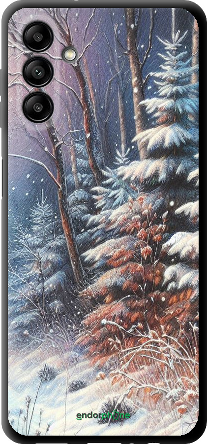 TPU чехол Зимний пейзаж для Samsung Galaxy A04s - 5814b-2877 изображение 