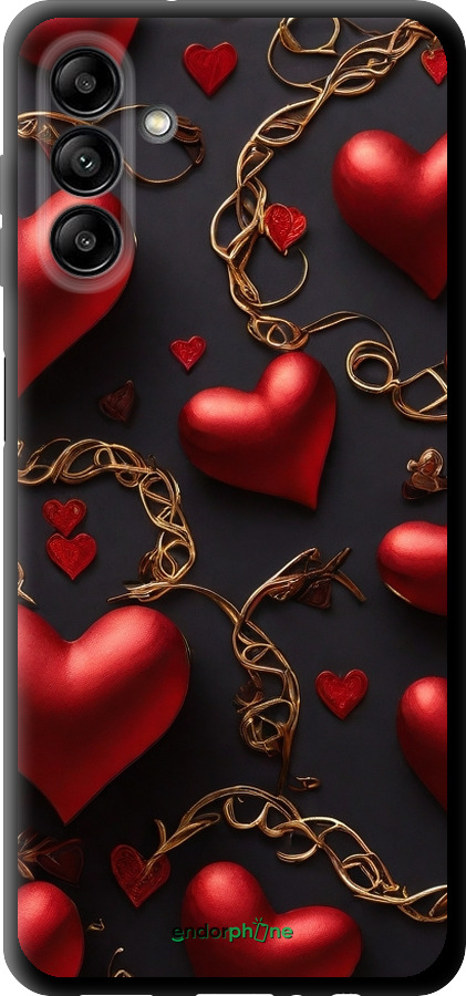 TPU чехол Сердечки для Samsung Galaxy A04s - 5831b-2877 изображение 