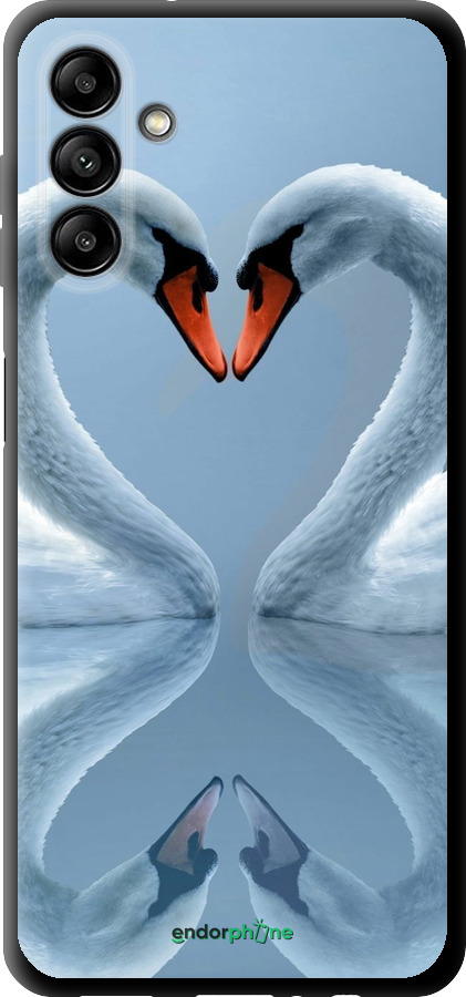 TPU чехол Лебеди для Samsung Galaxy A04s - 6007b-2877 изображение 