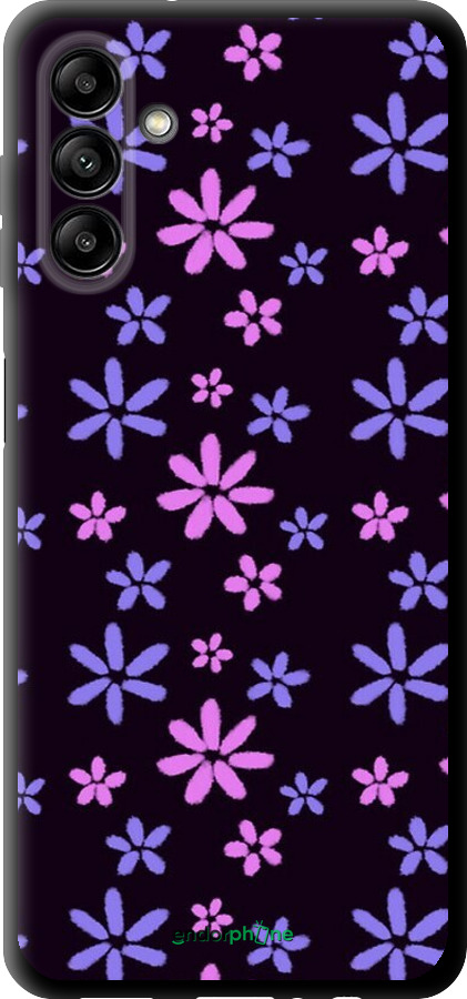 TPU чехол с  цветами для Samsung Galaxy A04s - 6258b-2877 изображение 