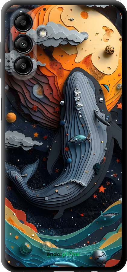 TPU чехол Кит в космосе для Samsung Galaxy A13 5G - 6328b-3853 изображение 
