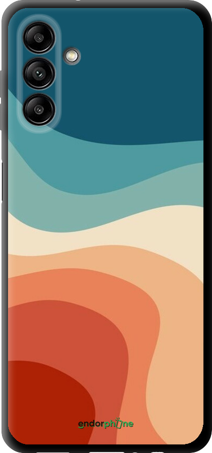 TPU чехол В стиле ретро с волнами для Samsung Galaxy A04s - 6531b-2877 изображение 