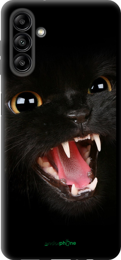 TPU чехол Чёрная кошка для Samsung Galaxy A04s - 932b-2877 изображение 