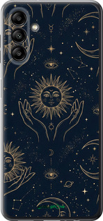 Силиконовый чехол 'Celestial Harmony: Sun & Moon Gold Mystic Pattern' для Samsung Galaxy A13 5G изображение 5