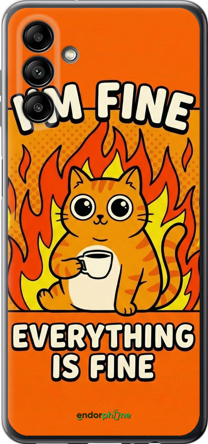 Силіконовий чехол Funny Cat для Samsung Galaxy A13 5G - 6786u-3853 изображение 