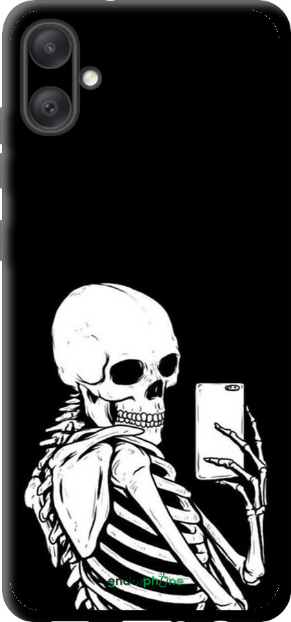 TPU чехол Скелет робить Selfie для Samsung Galaxy A05 - 6535b-3355 изображение 