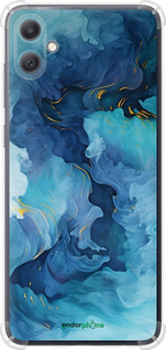 Силіконовий протиударний с посиленими кутами чехол Акварель для Samsung Galaxy A05 - 6320sp-3355 изображение 