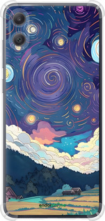 Силіконовий протиударний с посиленими кутами чехол Креативний арт для Samsung Galaxy A05 - 6322sp-3355 изображение 