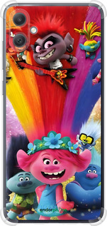 Силикон с усиленными углами чехол Троли для Samsung Galaxy A05 - 6343sp-3355 изображение 