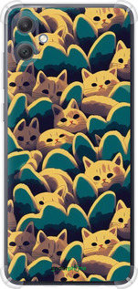 Силикон с усиленными углами чехол С изображением кошек для Samsung Galaxy A05 - 6429sp-3355 изображение 