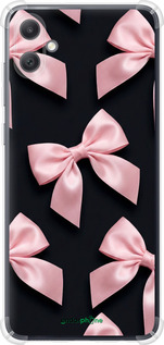 Силіконовий протиударний с посиленими кутами чехол Coquette Ribbons Dark Coquette для Samsung Galaxy A05 - 6767sp-3355 изображение 