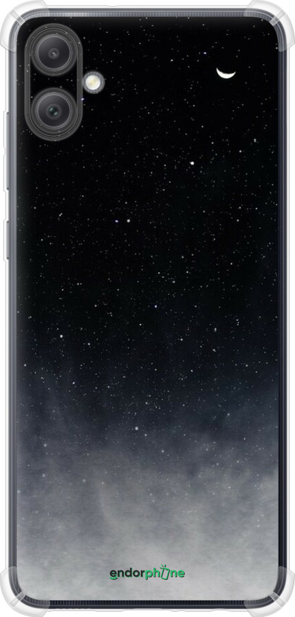 Силикон с усиленными углами чехол Сині хмари, Синій місяць для Samsung Galaxy A05 - 6396sp-3355 изображение 