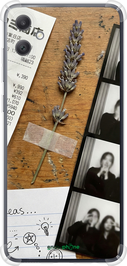 Силикон с усиленными углами чехол Aesthetic Scrapbook Collage для Samsung Galaxy A05 - 6773sp-3355 изображение 