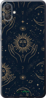 Силиконовый чехол 'Celestial Harmony: Sun & Moon Gold Mystic Pattern' для Samsung Galaxy A05 изображение 7
