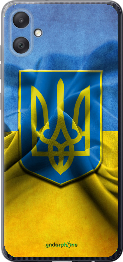 

Силіконовий чохол "Прапор та герб України" для Samsung Galaxy A05, Блакитний