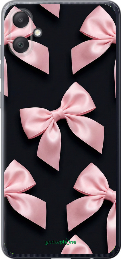 Силиконовый чехол Coquette Ribbons Dark Coquette для Samsung Galaxy A05 - 6767u-3355 изображение 