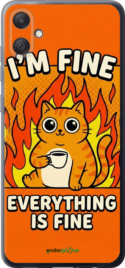 Силиконовый чехол Funny Cat для Samsung Galaxy A05 - 6786u-3355 изображение 