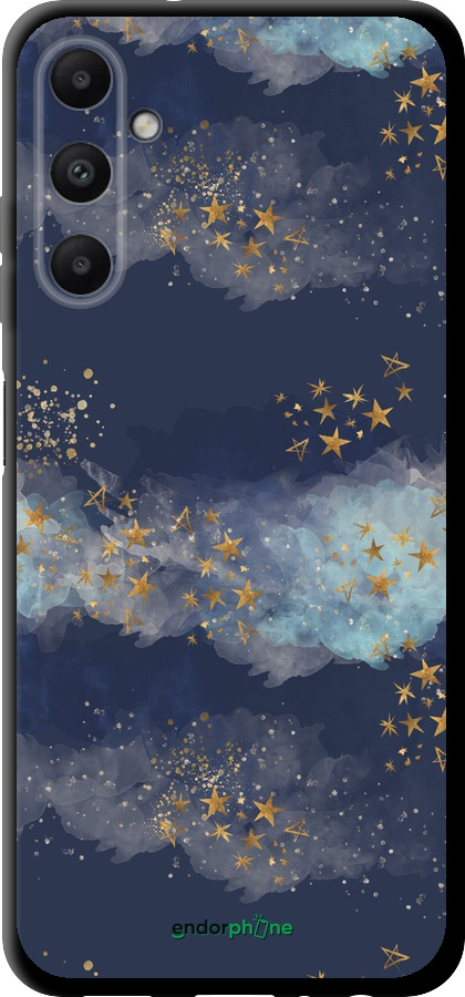 TPU чехол Ночь золотые звезды для Samsung Galaxy A05s - 5421b-3356 изображение 