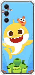 Силикон с усиленными углами чехол Бейби Шарк для Samsung Galaxy A05s - 6303sp-3356 изображение 