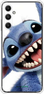 Силикон с усиленными углами чехол Стич для Samsung Galaxy A05s - 6684sp-3356 изображение 