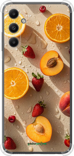 Силикон с усиленными углами чехол Фрукты 3 для Samsung Galaxy A05s - 6703sp-3356 изображение 