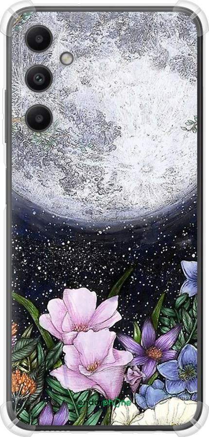 Силикон с усиленными углами чехол Полночь в саду для Samsung Galaxy A05s - 6259sp-3356 изображение 