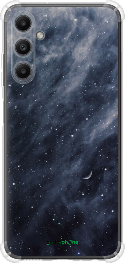 Силикон с усиленными углами чехол Голубые облака, Голубая луна для Samsung Galaxy A05s - 6398sp-3356 изображение 