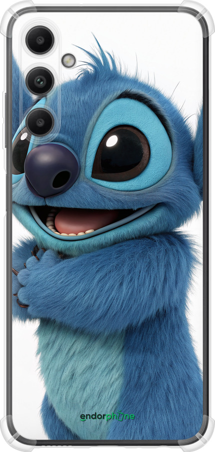 Силикон с усиленными углами чехол Стич 1 для Samsung Galaxy A05s - 6686sp-3356 изображение 