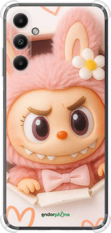 Силіконовий протиударний с посиленими кутами чехол Лабубу 2 для Samsung Galaxy A05s - 6710sp-3356 изображение 