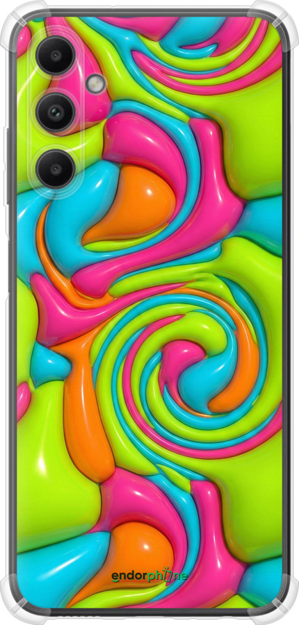 Силикон с усиленными углами чехол Y2K Jelly Dream для Samsung Galaxy A05s - 6780sp-3356 изображение 