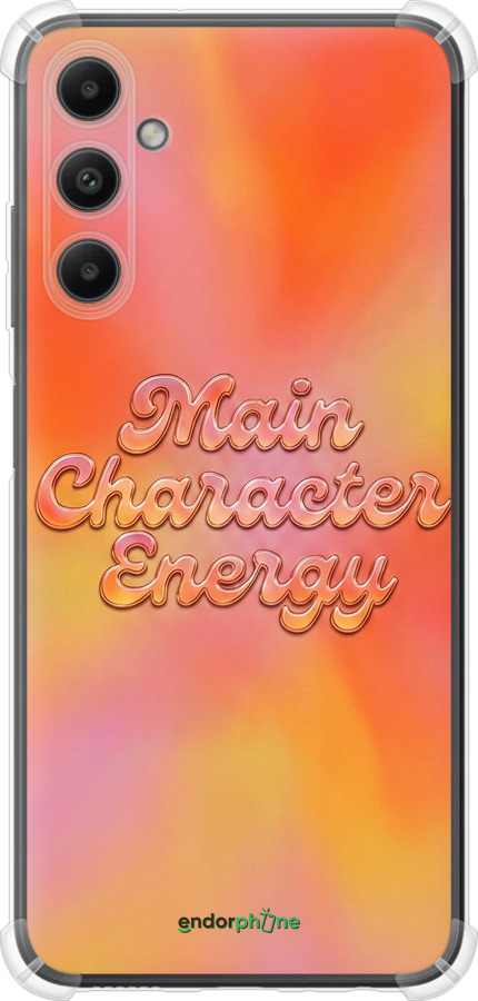 Силикон с усиленными углами чехол Aura Gradient Main Character Energy Aesthetic Y2K для Samsung Galaxy A05s - 6783sp-3356 изображение 