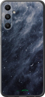Силиконовый чехол Голубые облака, Голубая луна для Samsung Galaxy A05s - 6398u-3356 изображение 