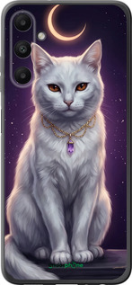 Силіконовий чехол Mystic White Cat Gothic Dark Purple Gold для Samsung Galaxy A05s - 6805u-3356 изображение 