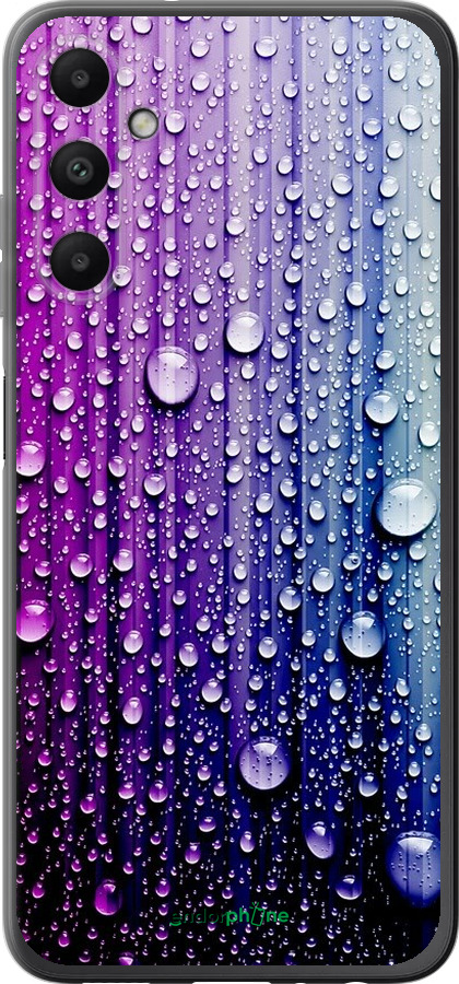 

Силіконовий чохол "Краплини води" для Samsung Galaxy A05s, Синій