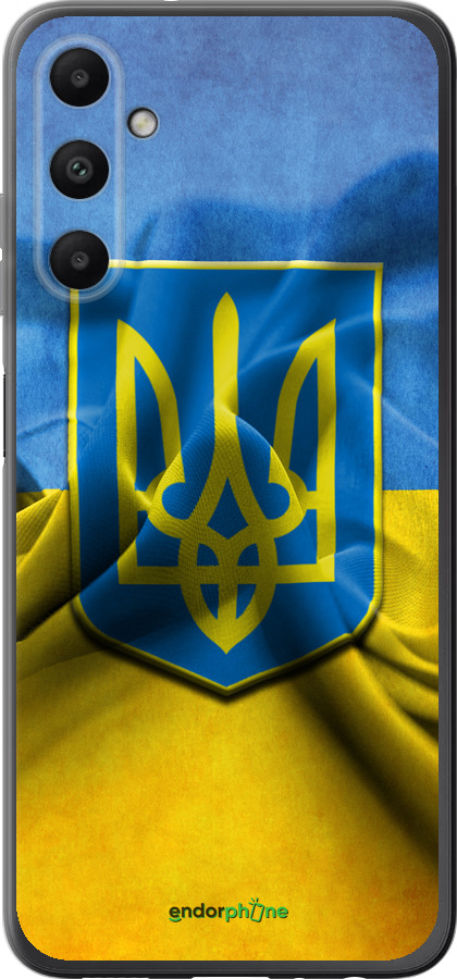 

Силіконовий чохол "Прапор та герб України" для Samsung Galaxy A05s, Блакитний
