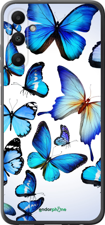Силиконовый чехол Бабочки для Samsung Galaxy A05s - 6023u-3356 изображение 