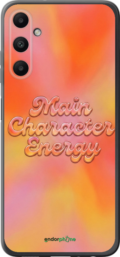 Силиконовый чехол Aura Gradient Main Character Energy Aesthetic Y2K для Samsung Galaxy A05s - 6783u-3356 изображение 