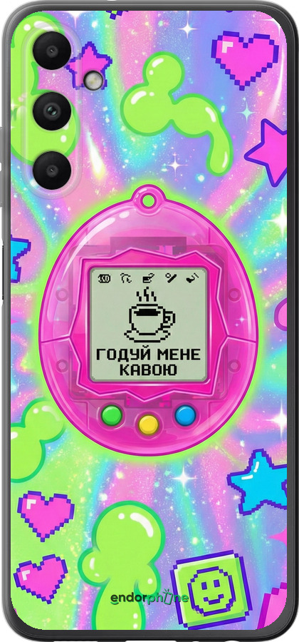 Силиконовый чехол Y2K Aesthetic Retro Pet: Годуй мене кавою для Samsung Galaxy A05s - 6784u-3356 изображение 