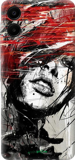 Силіконовий чехол Обличчя дівчини для Samsung Galaxy A06 4G - 1162u-3776 изображение 