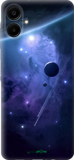 Силиконовый чехол Планеты в синем космосе для Samsung Galaxy A06 4G - 171u-3776 изображение 