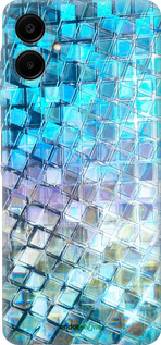 Силиконовый чехол Переливающаяся чешуя для Samsung Galaxy A06 4G - 227u-3776 изображение 