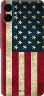 Силиконовый чехол Флаг США для Samsung Galaxy A06 4G - 395u-3776 изображение 