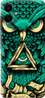 Силіконовий чехол Сова Арт-тату для Samsung Galaxy A06 4G - 3971u-3776 изображение 