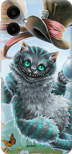 Силиконовый чехол Чеширский кот 2 для Samsung Galaxy A06 4G - 3993u-3776 изображение 