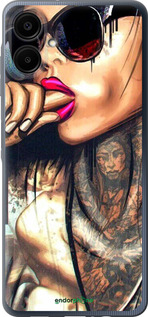 Силиконовый чехол Девушка в тату для Samsung Galaxy A06 4G - 4001u-3776 изображение 
