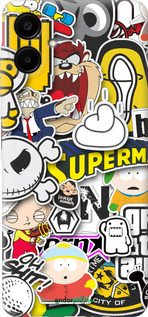 Силіконовий чехол Popular logos для Samsung Galaxy A06 4G - 4023u-3776 изображение 