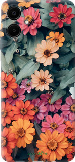 Силиконовый чехол Beauty flowers для Samsung Galaxy A06 4G - 4050u-3776 изображение 