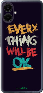 Силиконовый чехол Все будет хорошо для Samsung Galaxy A06 4G - 4068u-3776 изображение 
