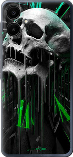 Силиконовый чехол Череп-часы для Samsung Galaxy A06 4G - 4100u-3776 изображение 